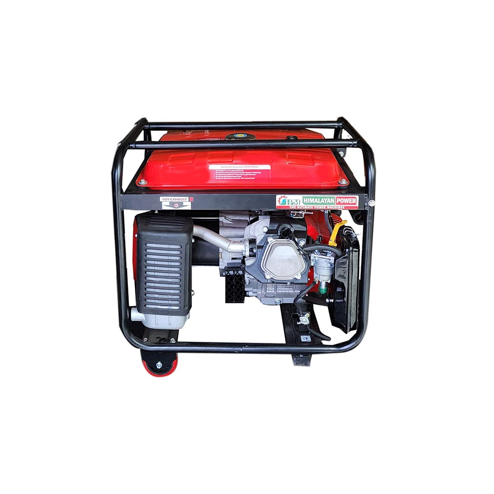 5 KVA Portable  Light Weight Petrol Generator,   Recoil Start Model GE-5000R, 